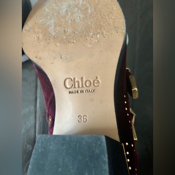 CHLOE
STUDDED TEXTURED VELVET SUSANNA - Picture 5 of 7